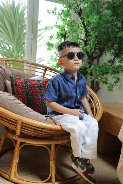 Boys Short Sleeve Button Up Shirt