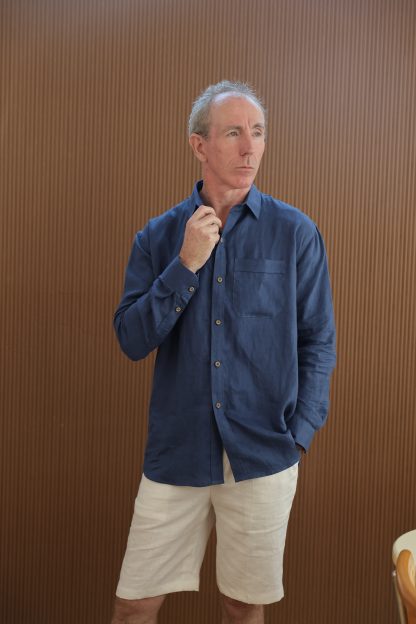 Mens Long Sleeve Button Up Shirt